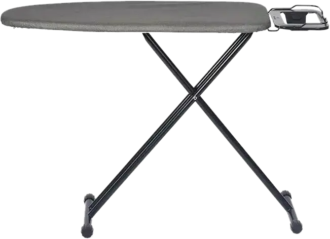 [24104]  Fldabl iron board with holder - black color - Adjustable hight up to 83 cm - surface size 91.5*32 cm - folded size 33.5*130 cm