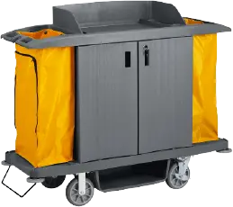 [24309] عربة خدمة الغرف فايبر عالي الجودة 154*54*127